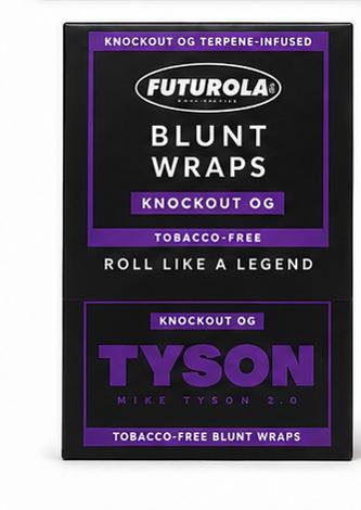 Tyson x Futurola Blunt Wraps Knockout OG — Display